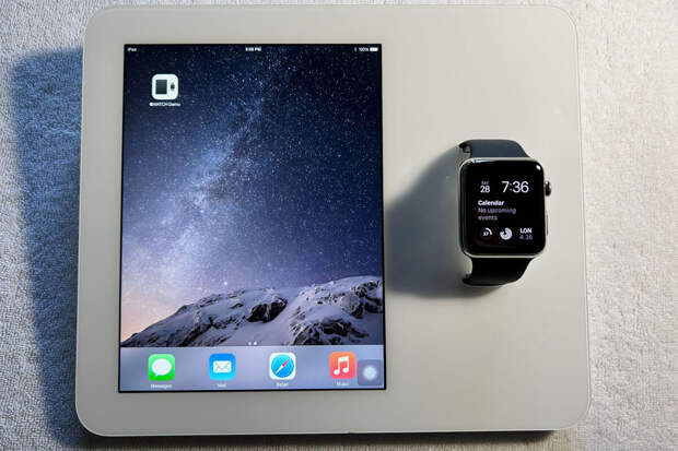 MacRumors показал прототип iPad со встроенными часами Apple Watch
