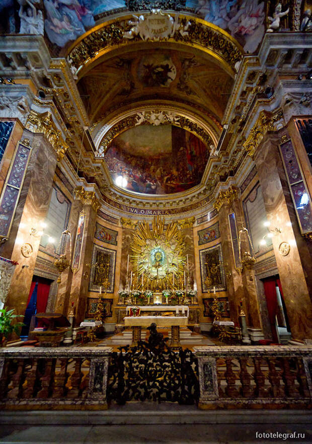 Прогулки по старым католическим церквям Рима