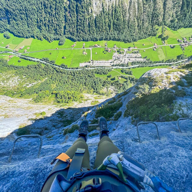 Швейцария Via ferrata Murren