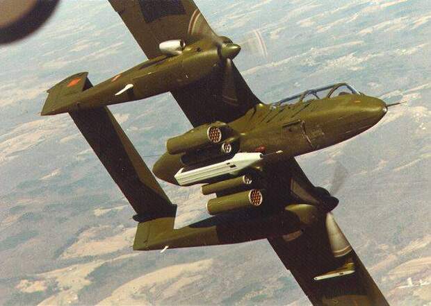 Служба и боевое применение турбовинтовых штурмовиков OV-10 Bronco после окончания вьетнамской войны