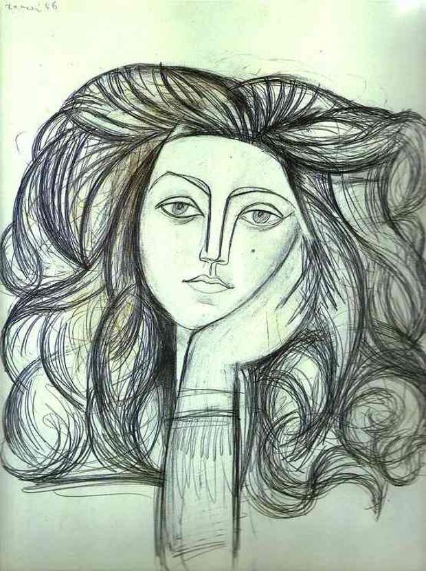 Пабло Пикассо. Портрет Франсуазы. 1946 год