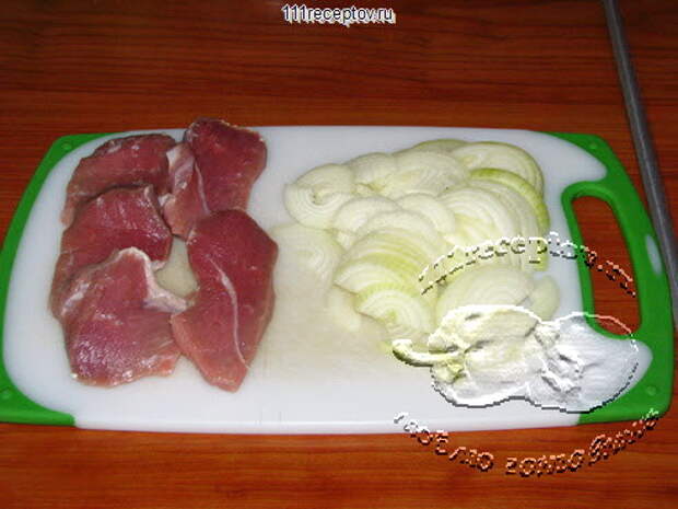 Жаркое с яблоками