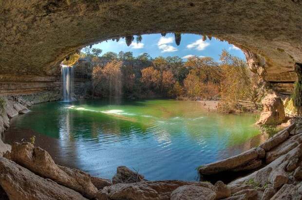 Hamilton Pool Preserve in Texas 1 Заповедник Гамильтон