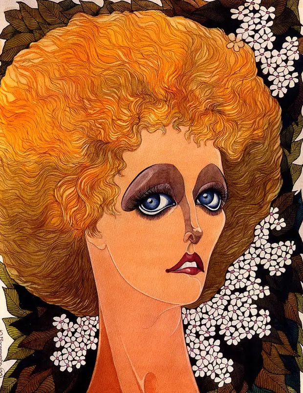 Елена Соловей. Рисунок Юрия Богатырева.