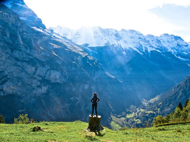 Швейцария Via ferrata Murren