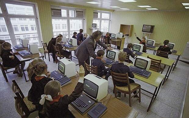На уроке информатики, 1986 год, Москва. история, факты, фото