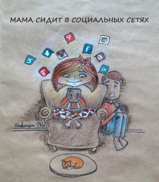 Мамский день: веселые и честные рисунки украинской художницы