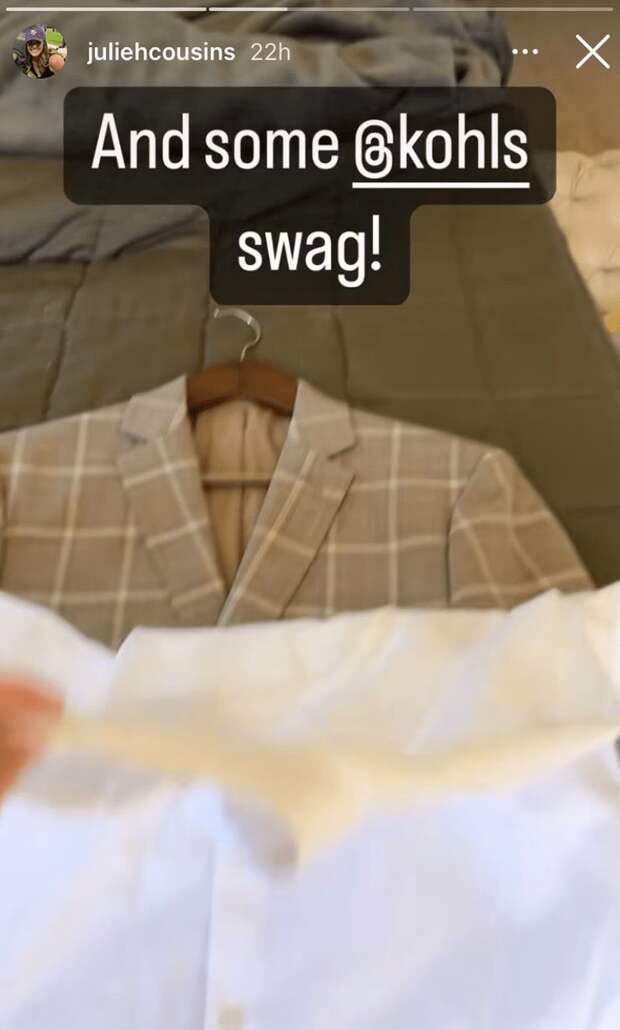 Kirk Cousins Viral Shirt Wife Pick Clothes Outfit