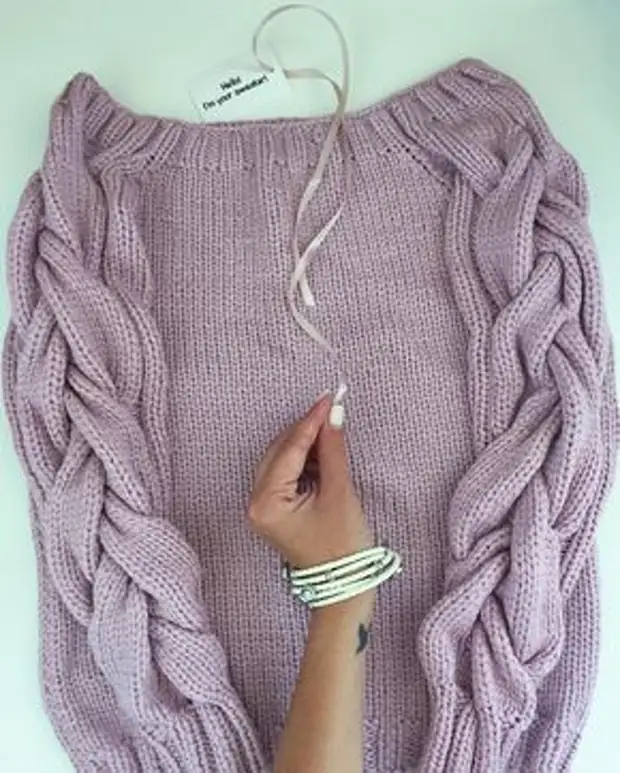 Модный свитер своими руками