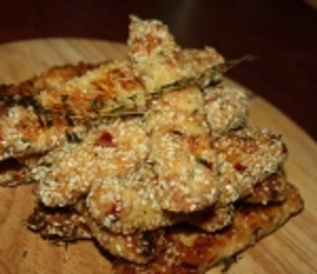 Острые закусочные куриные палочки с тархуном