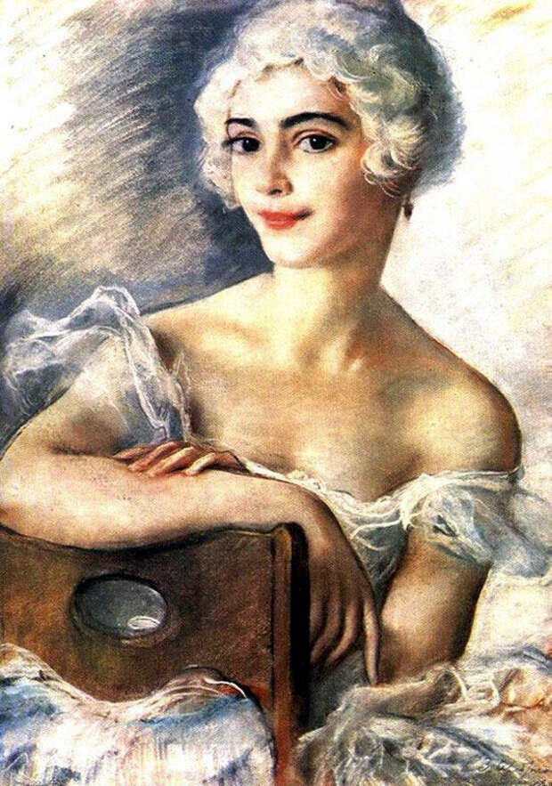Портрет Е.Н. Гейденрейх, 1924