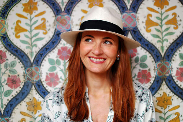 Red hair & a Panama hat
