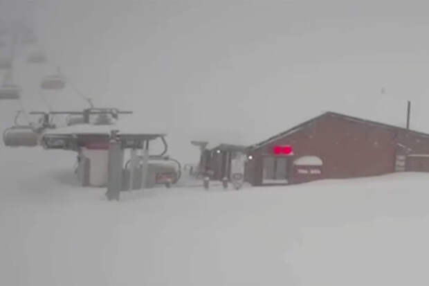 На «Красной Поляне» закрыли трассы