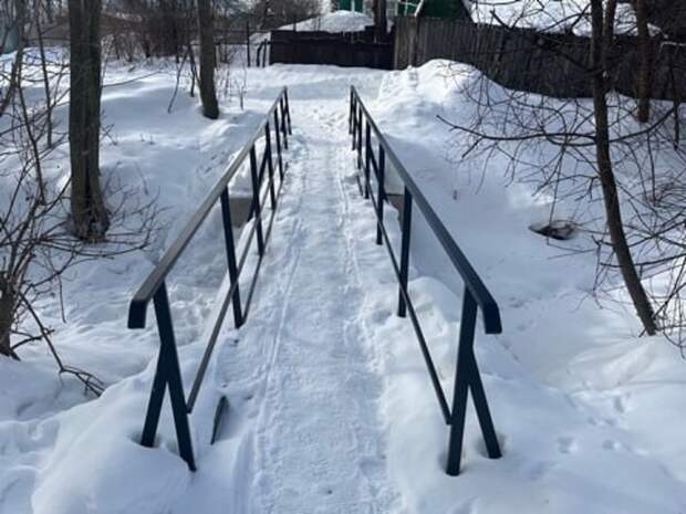 В Гаврилов-Яме отремонтировали мост, без которого не могли жители частного сектора