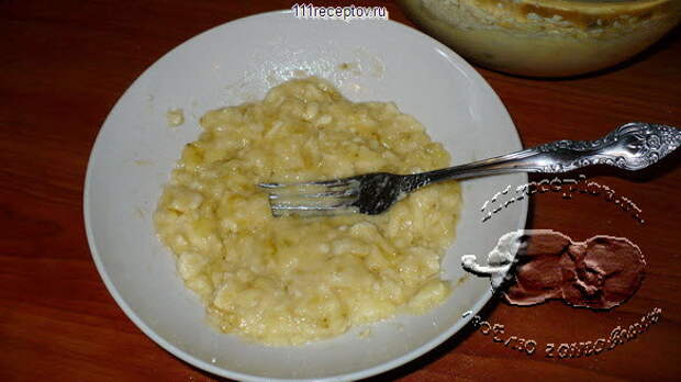 Шоколадно-банановый кекс