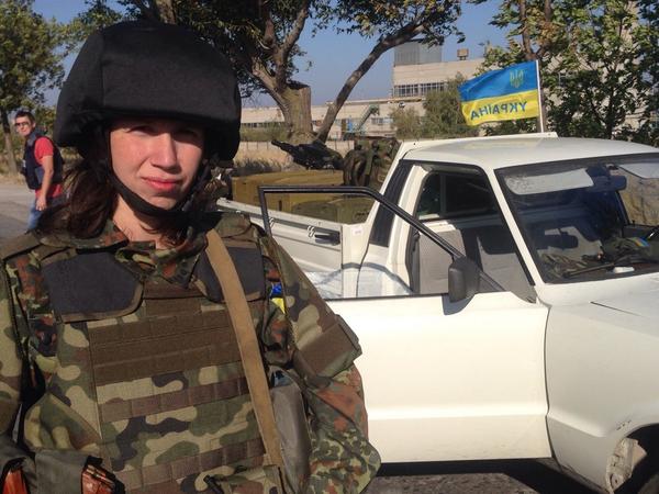 Татьяна Черновол записалась в карательный батальон «Азов»