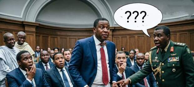 В парламенте ЮАР министр выступал с торчащим из штанов достоинством