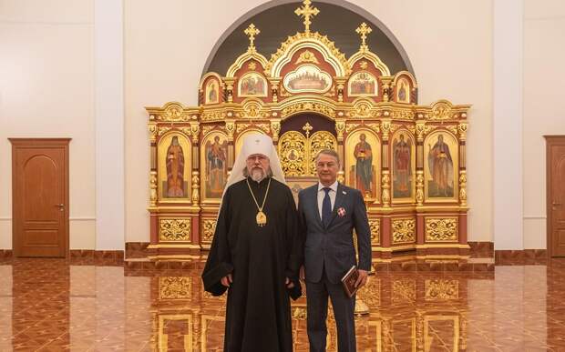 Глава облдумы Аркадий Фомин получил орден РПЦ за помощь Рязанской епархии