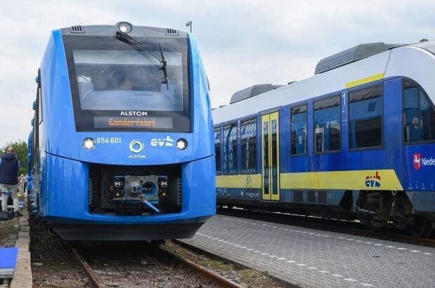 В Германии запустили первый в мире поезд на водороде ynews, в мире, новости, новые технологии, поезда, технологии, транспорт, экология