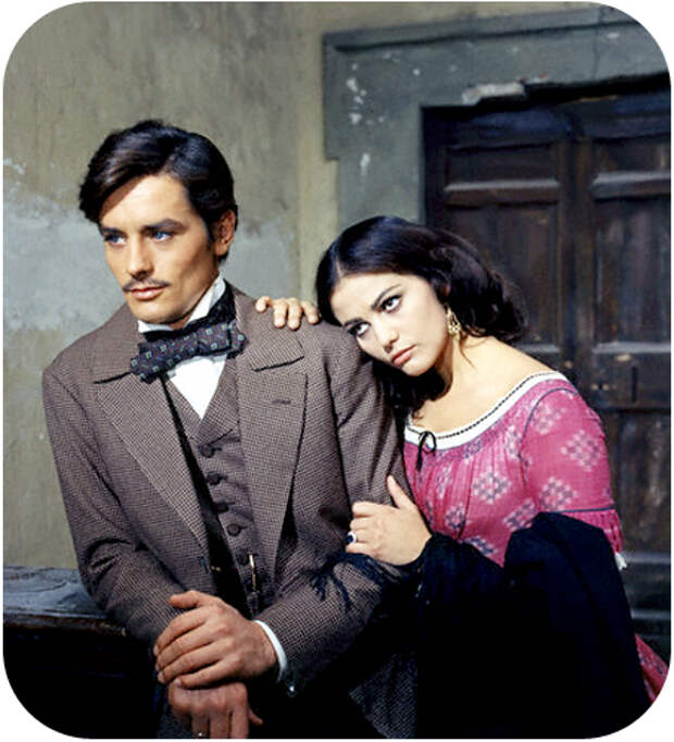 Ален Делон (Alain Delon) и Клаудиа Кардинале (Claudia Cardinale). Фото