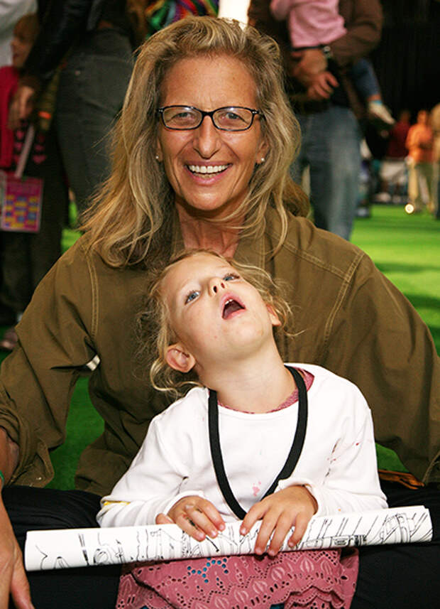 Энни Лейбовиц с дочерью Сарой