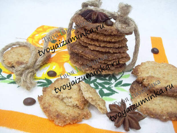 Печенье из овсянки на рассоле