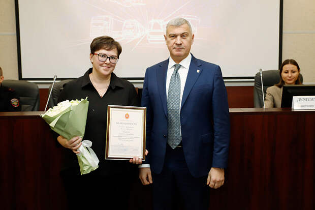 В Туле наградили работников транспорта в честь профессионального праздника