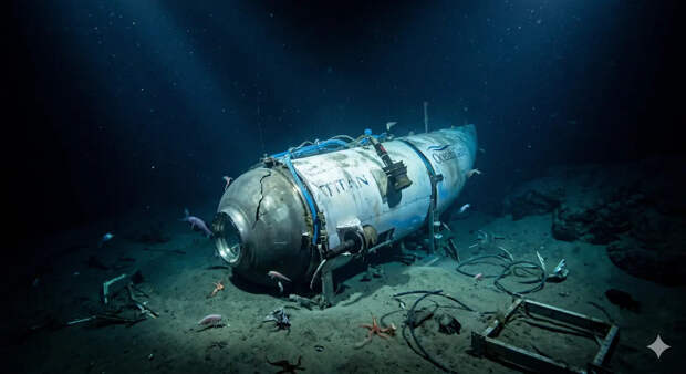 Останки погибших на батискафе "Титан" миллиардеров подняли со дна спустя 3 года