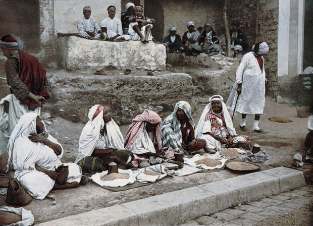 Couscous sellers Tunis