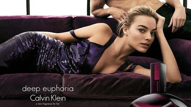 Марго Робби в рекламной кампании аромата Calvin Klein Deep Euphoria