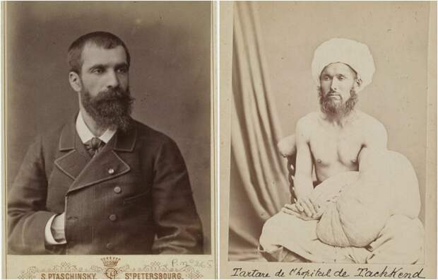 Портрет Жозефа Наполеона Мартена и татарина из Ташкента.