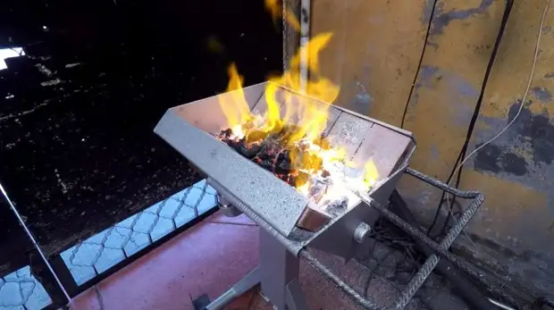 Как сделать угольный горн для домашней кузницы