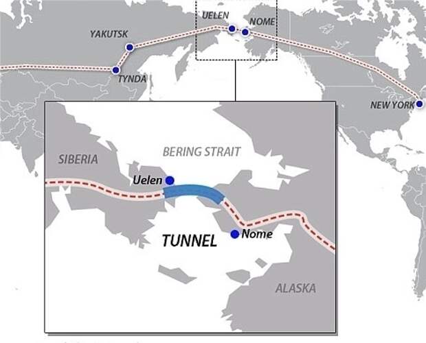 Тоннель под Беринговым проливом: сможет ли человечество осуществить такой проект