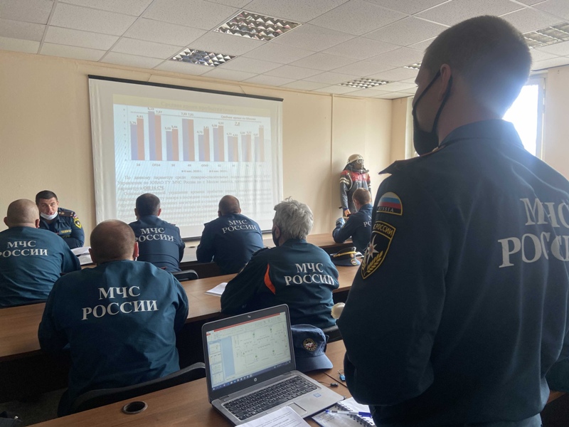 Для МЧС ЮВАО провели занятия по повышению оперативного мастерства