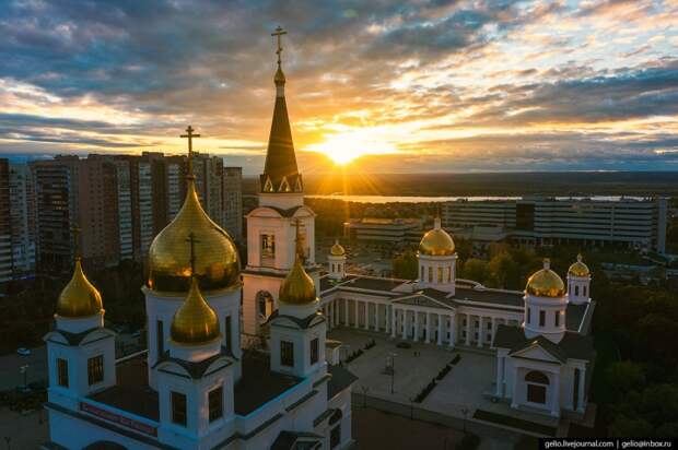 Фото Самары с высоты — космический город на Волге