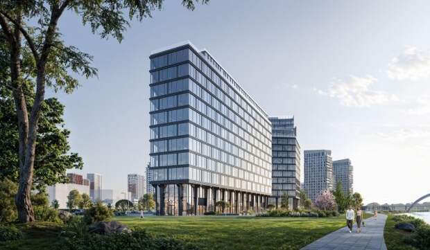 Бизнес-центр с выходом на благоустроенную набережную Москвы-реки появится на северо-западе столицы