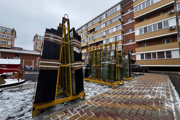 В ауле Новая Адыгея Тахтамукайского района продолжаются восстановительные работы