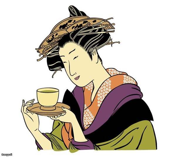 История японской чайной церемонии.
