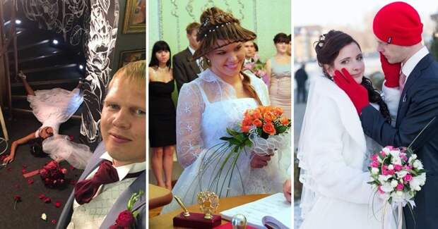 Ах, эта свадьба: фотографии, заставляющие принять обет безбрачия гости, жених, невеста, платье, прикол, свадьба, юмор