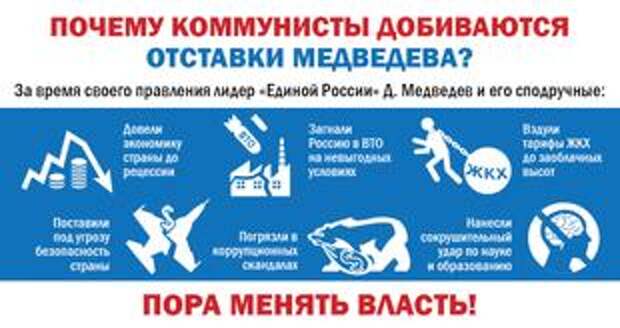 Десять причин для отставки правительства. Обращение депутатов Государственной Думы, выступивших с предложением о недоверии правительству Российской Федерации