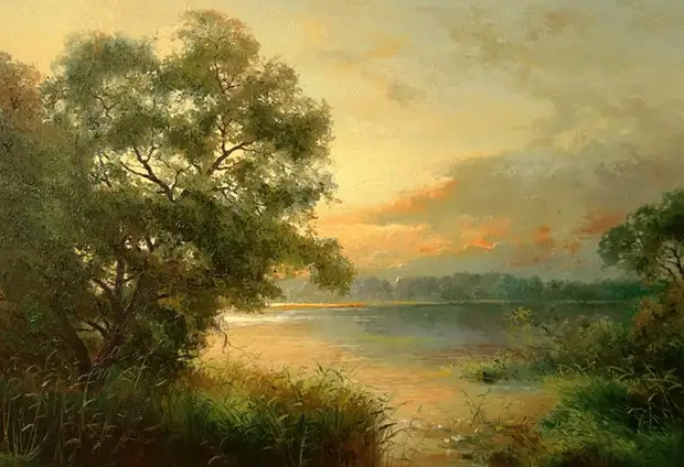 Латвийский художник-пейзажист Jan Bartkevics (Ян Барткевич)