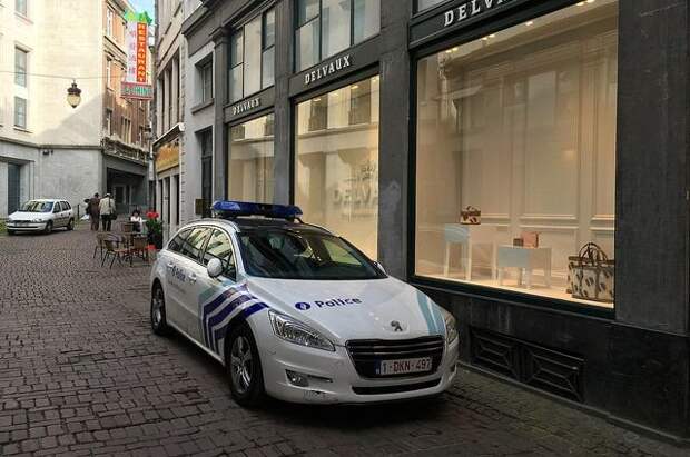 Неизвестный напал с ножом на полицейских в Бельгии
