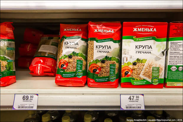 Удивительные цены на продукты в супермаркете Праги