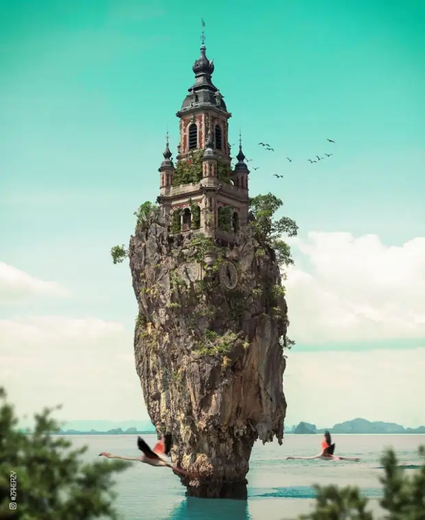 Сюрреалистические фотоманипуляции Зака Изи