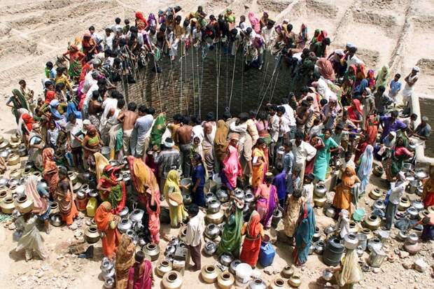 20 шокирующих кадров, демонстрирующих жизнь в условиях дефицита питьевой воды...