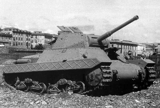 Второй опытный образец Carro Armato P 40, июль 1942 года - Тяжёлый танк по-итальянски | Warspot.ru