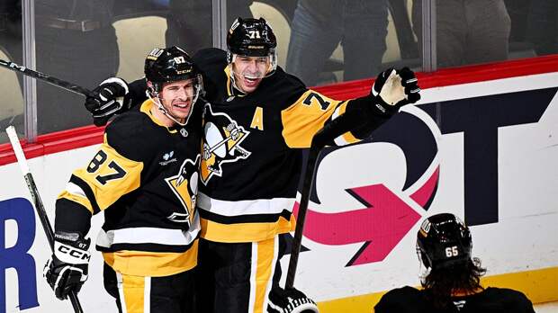 Пока Овечкин мечтает о плей-офф, его вечные соперники крушат рекорды! Малкин и Кросби все еще тащат «Питтсбург»