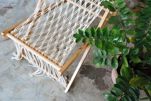 Макраме шезлонг Diy