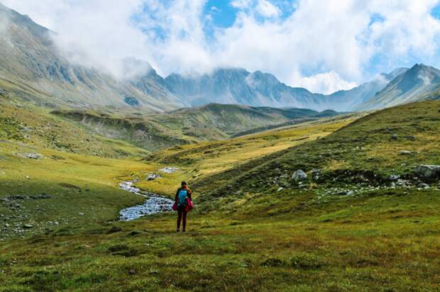 Необычные пейзажи, будто из «Властелина колец», в России горы, озера, природа, россия