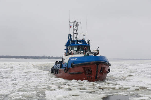 Буксир 14 Лесозавод – МЛП выходит на линию